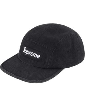 Supreme Denim Camp Cap - Black