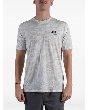 Under Armour Patterned Logo T-Shirt - Gray