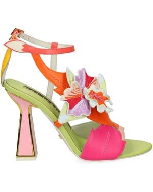Kat Maconie 105Mm Floral Orela Sandals - Pink