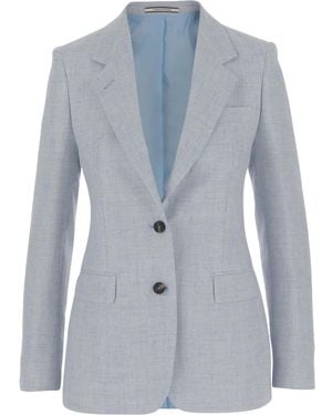 Tagliatore Blazer À Simple Boutonnage - Bleu