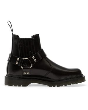 Dr. Martens Analine Stiefel Mit Riemen - Schwarz