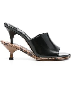 Jacquemus Heeled Mules - Black
