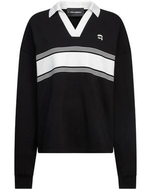 KARL LAGERFELD Ikon Sweatshirt - Black
