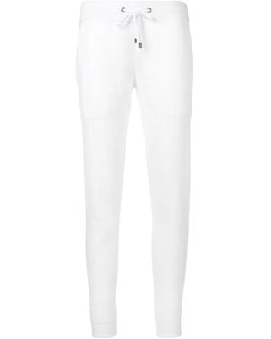 Juvia Pantalones de chándal con corte pitillo - Blanco