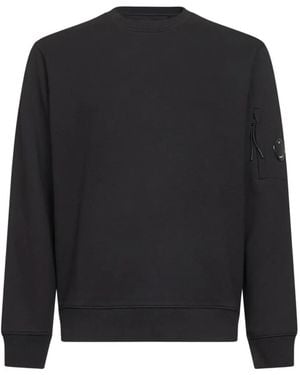 C.P. Company Lens-Detail Sweatshirt - Black