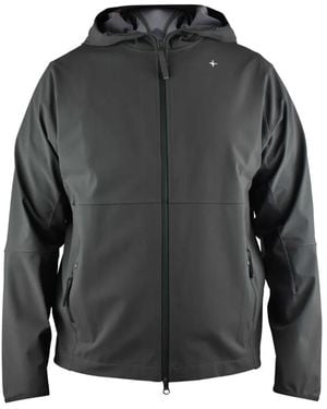 Stone Island Hooded Zip Jacket - Grey