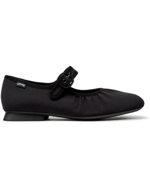 Camper Casi Myra Buckle-Fastening Ballet Flats - White