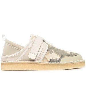 Clarks Trek Taiyo Slip-On Trainers - White