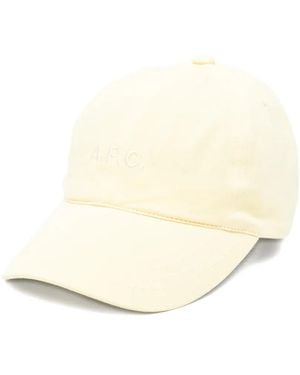A.P.C. Logo Hat - Natural