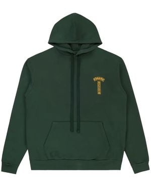 Chrome Hearts Sudadera con capucha y logo T Bar - Verde