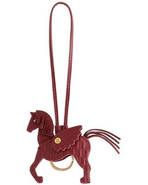 Kith Pegasus Leather Key Holder - Red