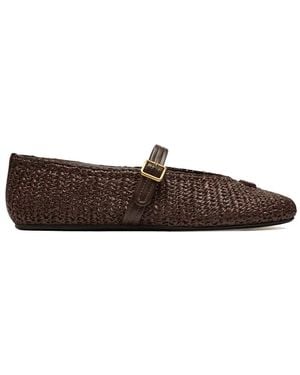 COACH Sculpted C Mary Jane Ballet Flats - White