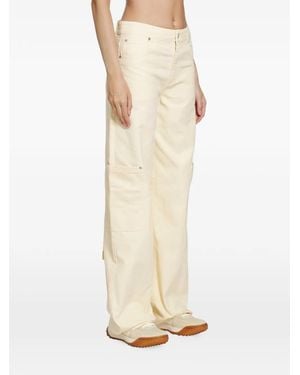 Moncler Multi-Pocket Cargo Pants - White