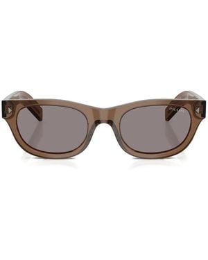 Prada Rectangle Frame Sunglasses - Grey
