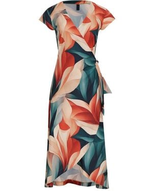 Lygia & Nanny Falcão フローラル ドレス - ホワイト