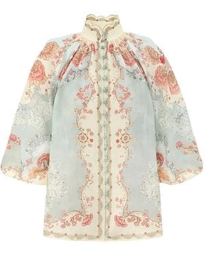Zimmermann Daylight Printed Blouse - White