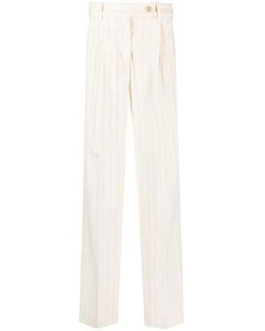 Zimmermann Luminosity Pinstriped Tailored Pants - White