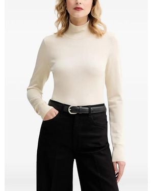 Filippa K Turtleneck Long-Sleeve Sweater - White
