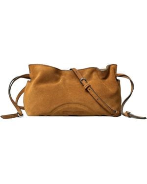 Tory Burch Ella Clutch Mit Kordelzug - Braun
