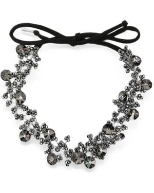 Maria Calderara Beaded-Embellished Necklace - Black