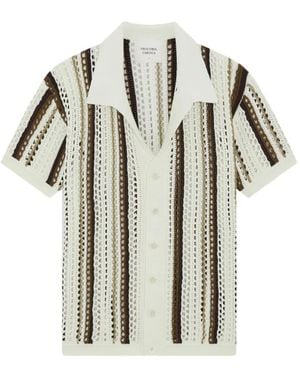 Frescobol Carioca Pinto Crochet Shirt - White