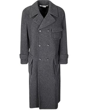 Comme des Garçons Abrigo con doble botonadura - Gris