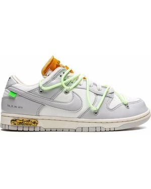 NIKE X OFF-WHITE X Off- Dunk Low Trainers - Grey