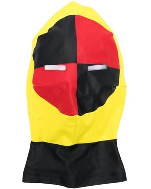 Walter Van Beirendonck Graphic-Print Face Mask - Black