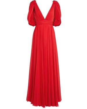 Giambattista Valli Kleid Mit Knotendetail - Rot