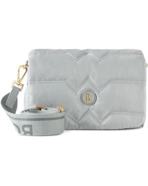 Bogner Wallis Tessuto Bar Quilted Bucket Bag - Grey