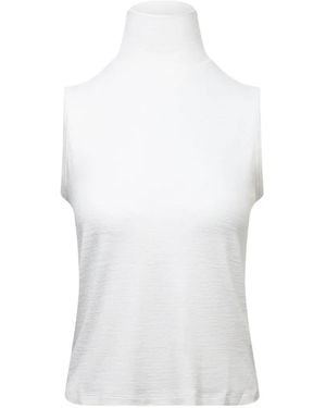 Rag & Bone Turtleneck Tank Top - White