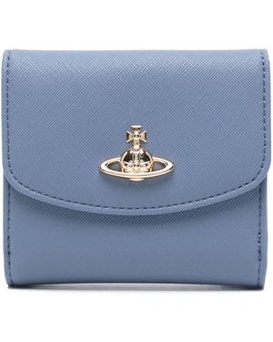 Vivienne Westwood Portafoglio Con Placca Orb - Blu