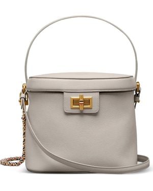 Thom Browne Pebble Grain Box Bag - Gray