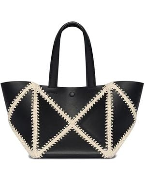 Nanushka Small The Origami Tote Bag - Black
