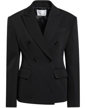 Frankie Shop Doyer Cinched Blazer - Black