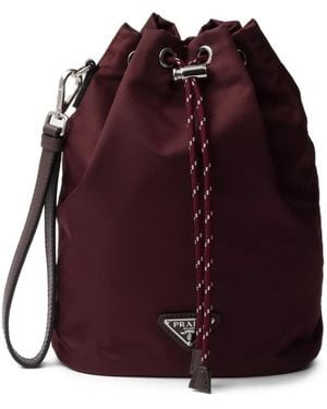 Prada Cartera Speedrock Re-Nylon - Morado