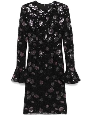ROTATE BIRGER CHRISTENSEN Lace Midi Dress - Black