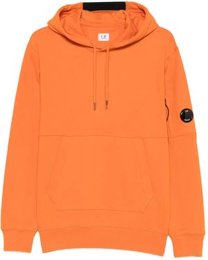 C.P. Company Hoodie Met Lens-Detail - Oranje