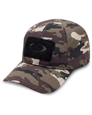 Oakley Si Camouflage-Print Fitted Cap - Gray