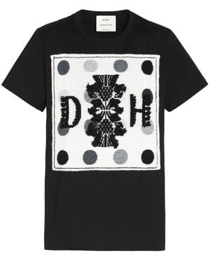 Barrie X Damien Hirst The Spots T-Shirt Mit Logo-Patch - Schwarz