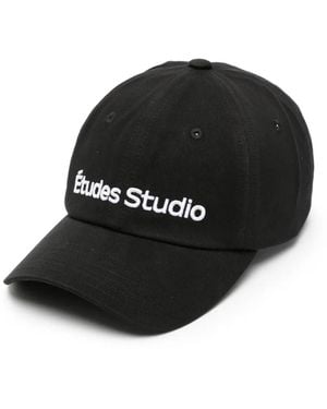 Etudes Studio Logo-Embroidered Cap - Black