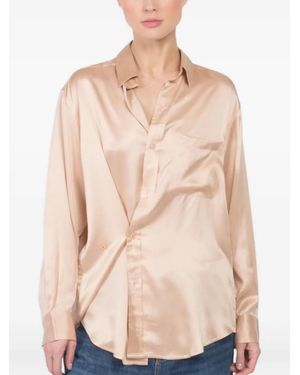 CISSA Patch-pocket Shirt - Natural
