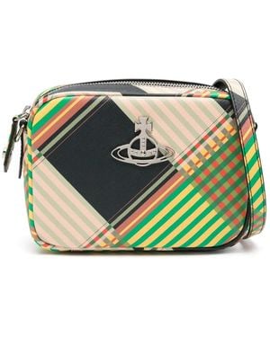 Vivienne Westwood Orb-Plaque Cross Body Bag - Green