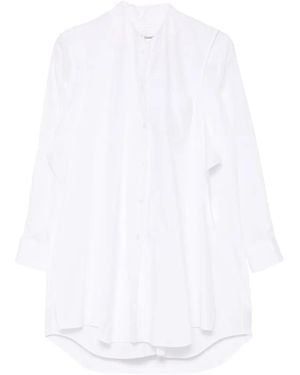 Comme des Garçons Ruffled Panel-Detail Shirt - White