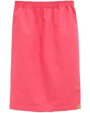 Chloé Jupe À Poche À Taille Élastiquée - Pink