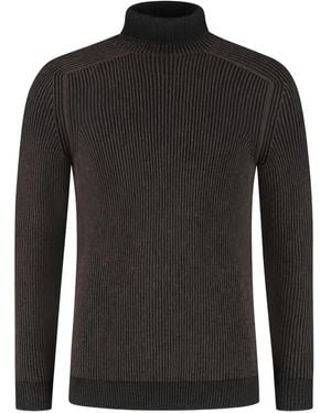 Sease Maglione A Collo Alto Dinghy A Coste - Nero
