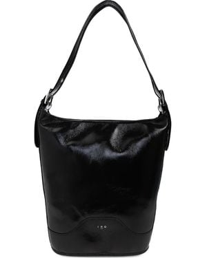 IRO Leather Bucket Bag - Black