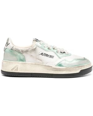Autry Medalist Super Vintage Trainers - White