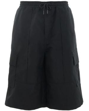 Juun.J Drawstring Cargo Shorts - Black