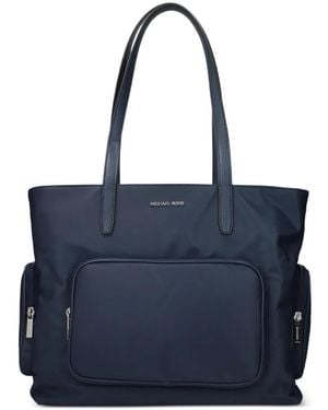 Michael Kors Large Khai Multi-Pocket Tote Bag - Blue